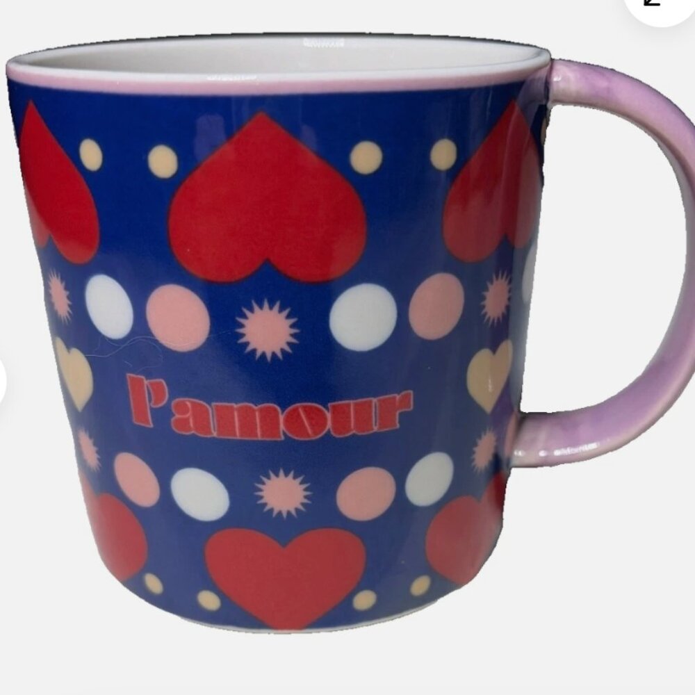 Anthropologie, L’Amour Mug 17oz